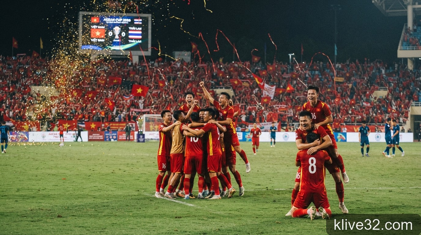 Việt Nam vs Thái Lan: Lợi thế 2-0 và kịch bản đăng quang tại Mỹ Đình
